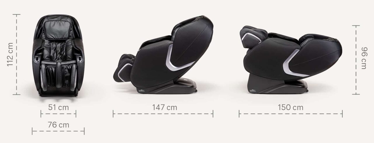 Massaggio Eccellente Massagesessel, 2 Dimensionen
