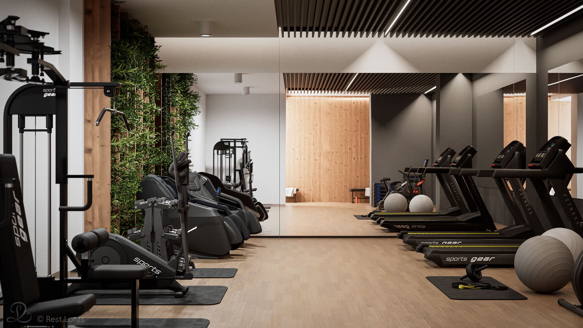fotel masujący na siłowni – masaż sportowy i regeneracyjny