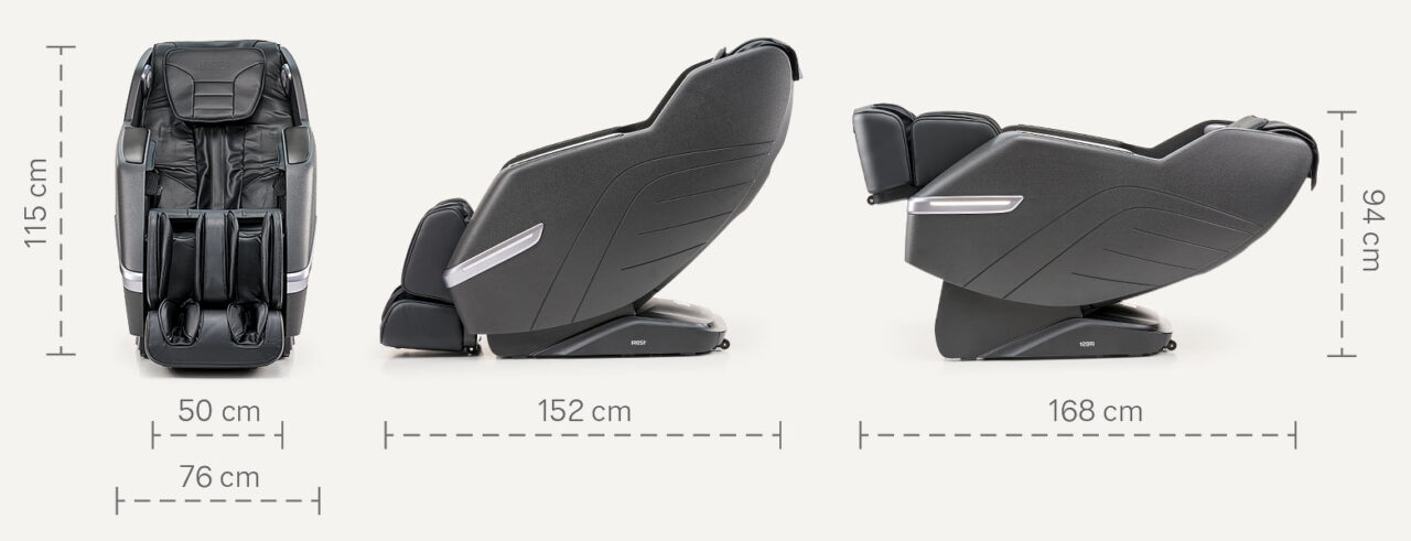 Massagesessel iRest Chillin+ (A360) abmesungen