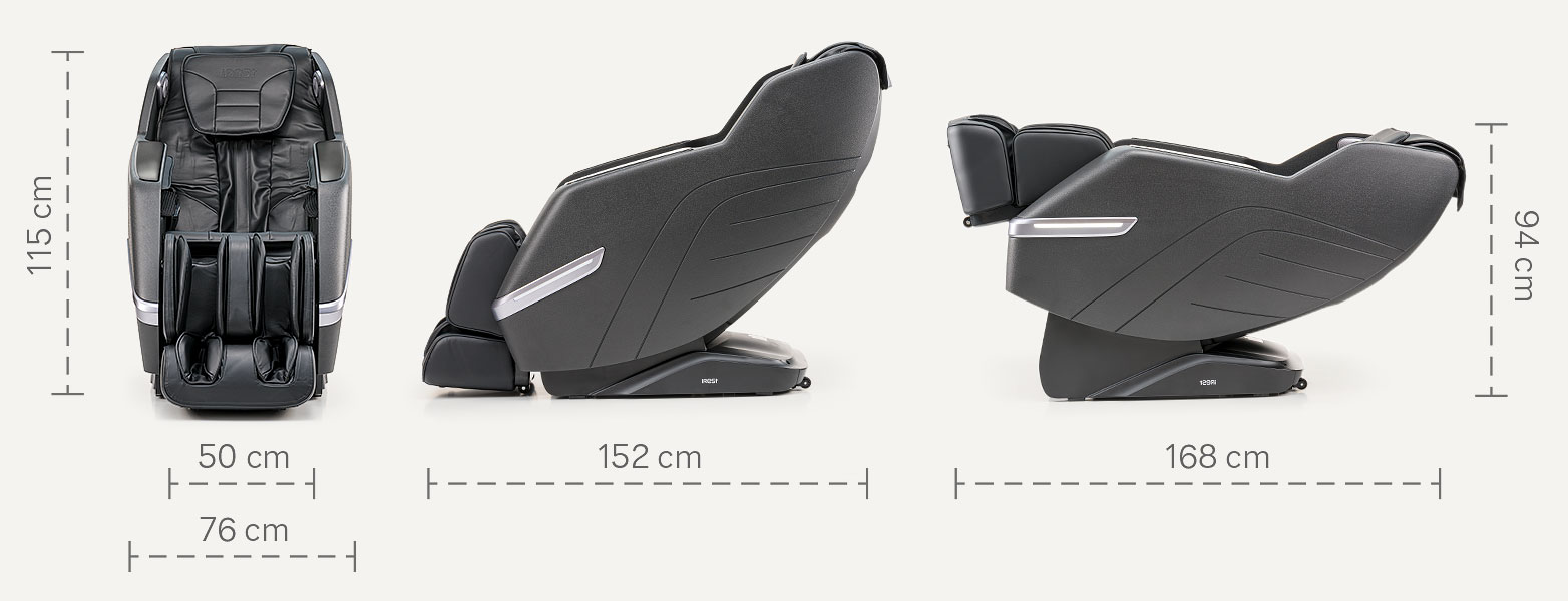 Massagesessel iRest Chillin+ (A360) abmesungen