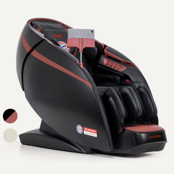 massagesessel iRest Dual Core V8 FC BAYERN - black