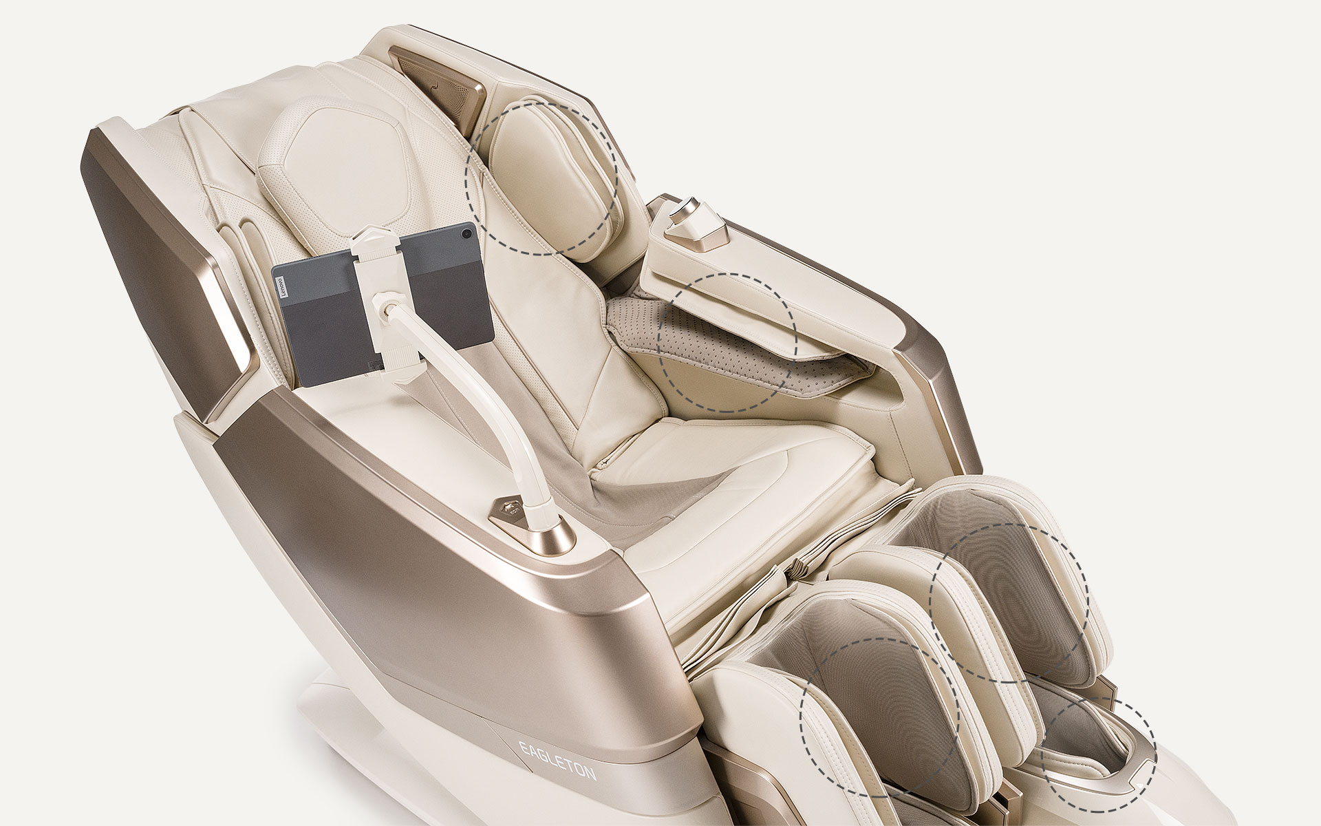 massagesessel iRest Eagleton - kissen
