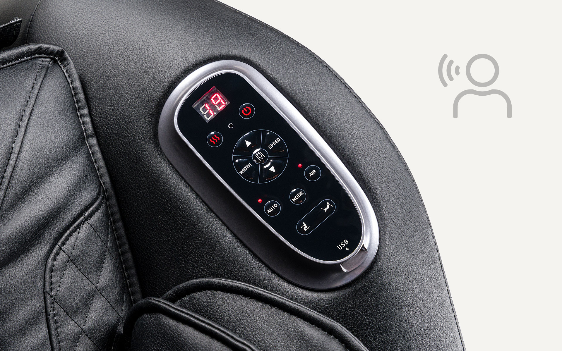 iRest Easyq A166 Massagesessel, Steuerung