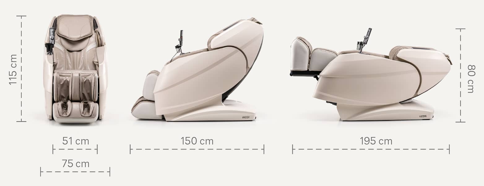 iRest Grandease (A550) Abmessungen