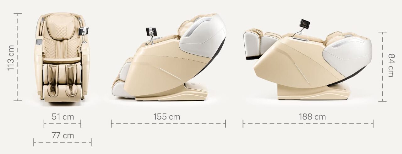 iRest Superarl A336 Massagesessel Abmessungen