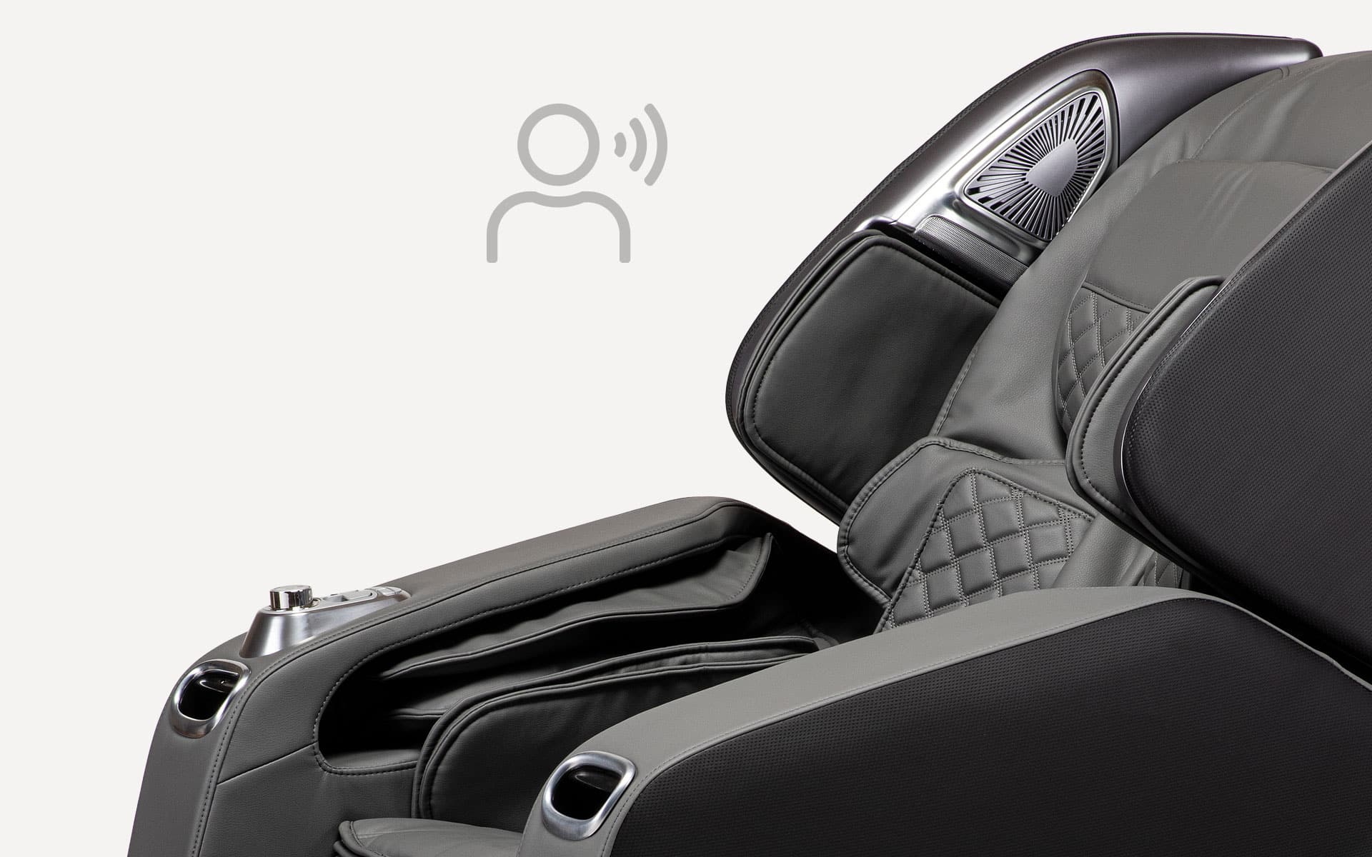 Massaggio Stravagante 2 Massagesessel mit Sprachsteuerung