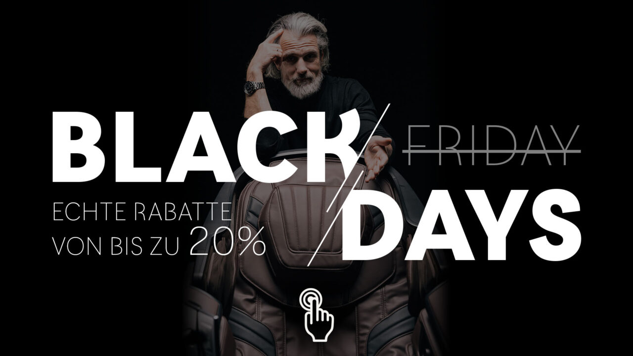 Rest Lords Massagesessel Angebot – Black Days