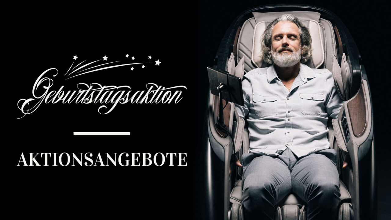 Massagesessel Rest Lords - Geburtstagsaktion aktionsangebot