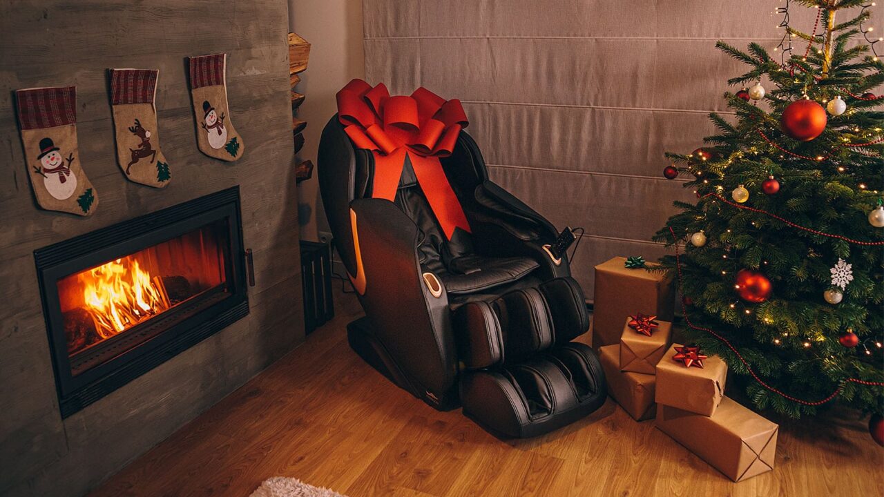 Massagesessel als Weihnachtsgeschenk