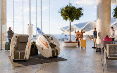 Massagesessel am Flughafen – Ein Moment der Entspannung während Ihrer Reise