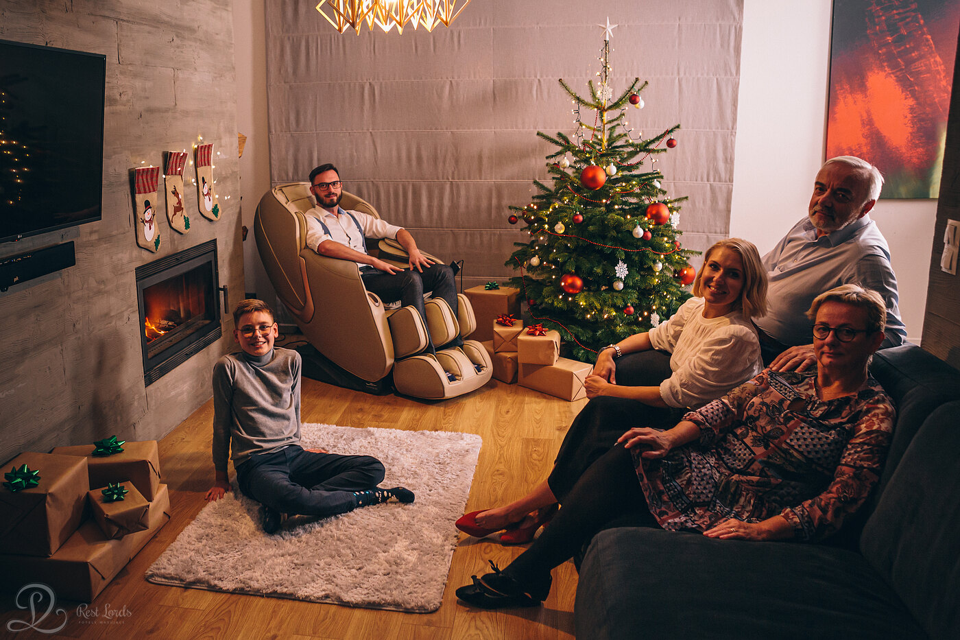 Christmas gift massage chair family