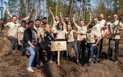FoRest Lords – 2,000 young oak trees have found home in the forest of the Stare Jabłonki Forest District!