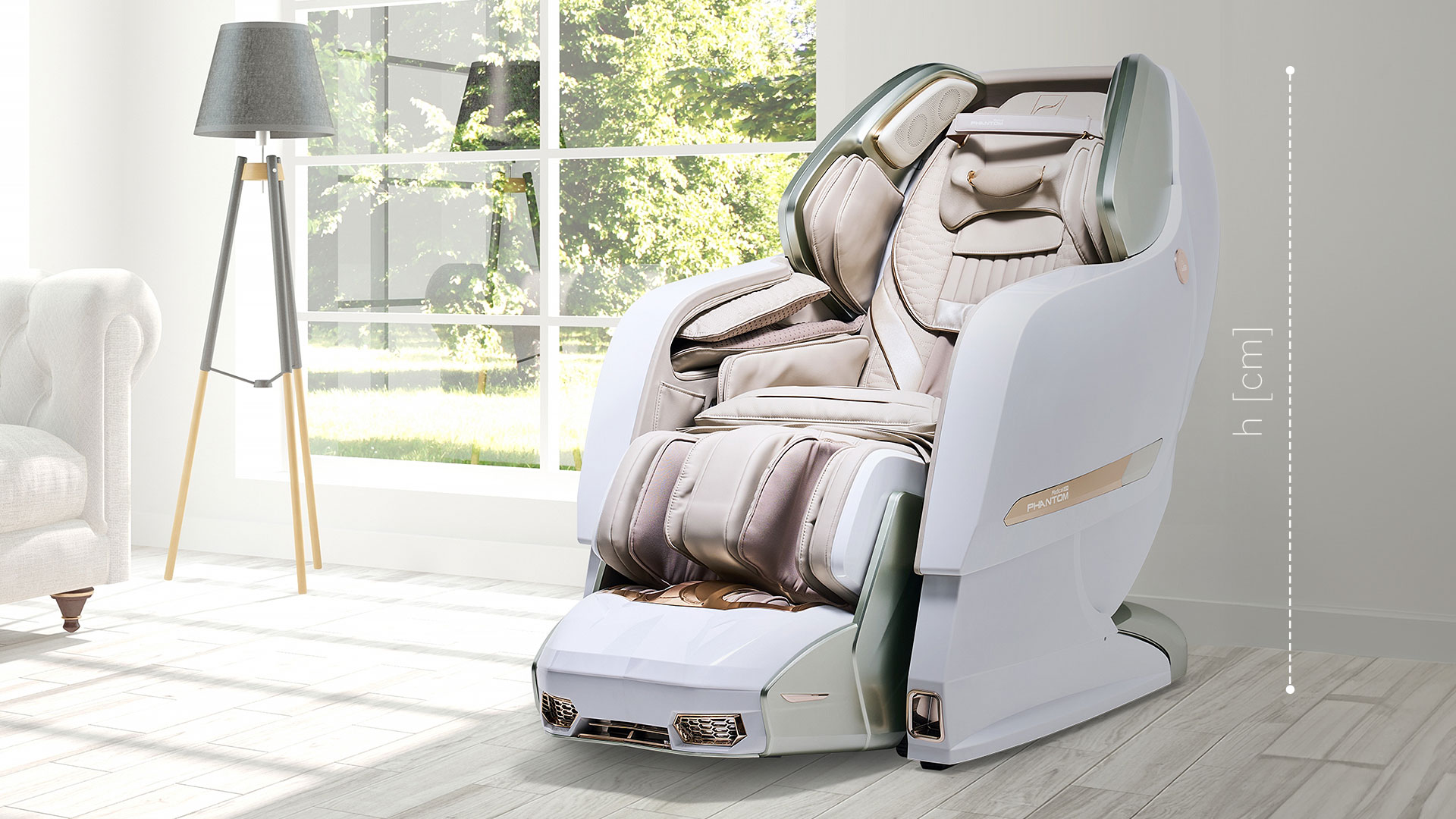 Bodyfriend Phantom Care massage chair in numbers