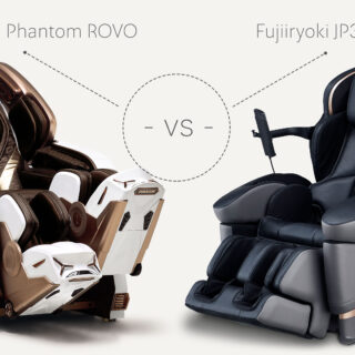 Bodyfriend Phantom Rovo vs Fujiiryoki JP3000 – comparison of massage chairs