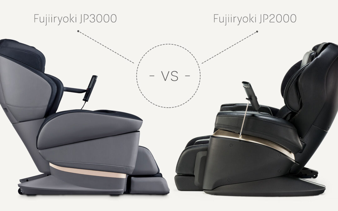 Fujiiryoki JP3000 vs Fujiiryoki JP2000 – comparison of massage chairs