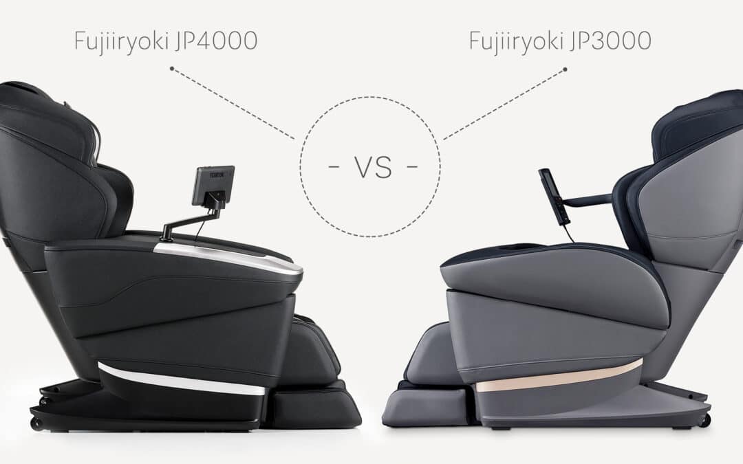 Fujiiryoki JP4000 vs Fujiiryoki JP3000 – comparison of massage chairs