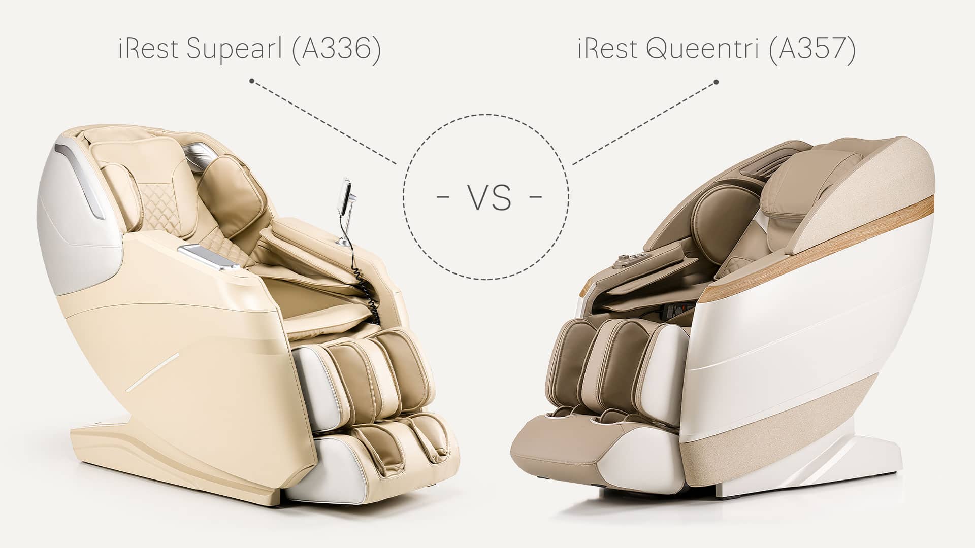 iRest Supearl (A336) vs iRest Queentri (A357) – comparison of massage chairs