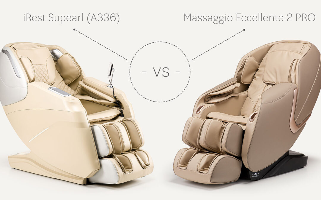 iRest Supearl (A336) vs Massaggio Eccellente 2 Pro – comparison of massage chairs 