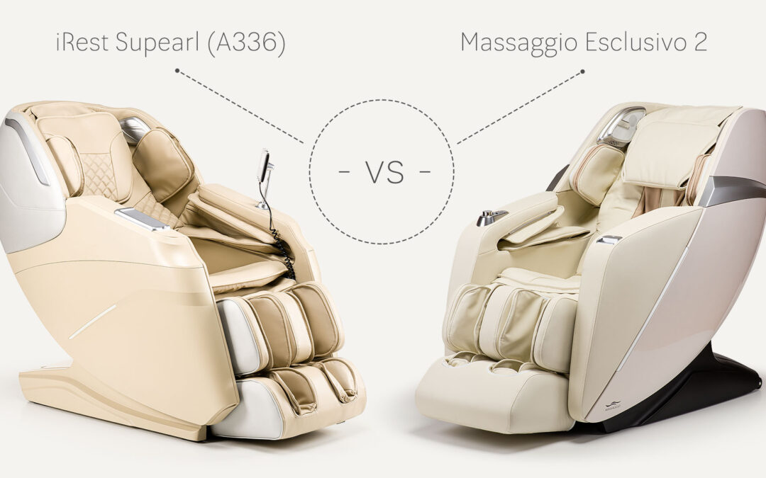 IRest Supearl (A336) vs Massaggio Esclusivo 2 – comparison of massage chairs