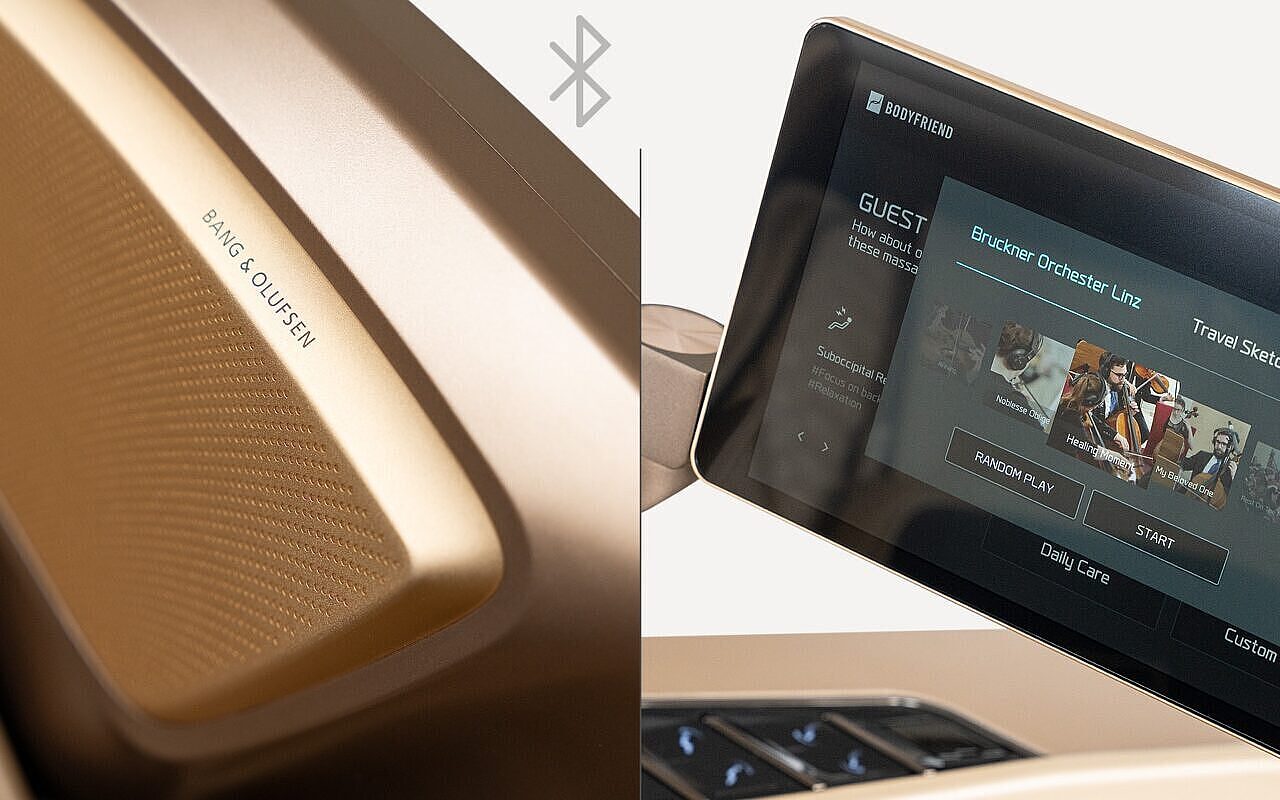 massage chair Bodyfriend Quantum - speaker