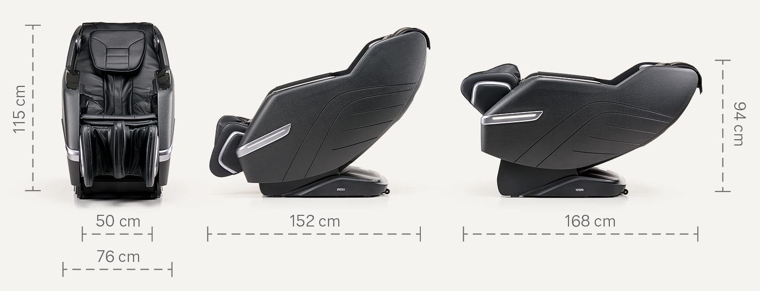 massage chair iRest Chillin Open (A360-31) dimensions