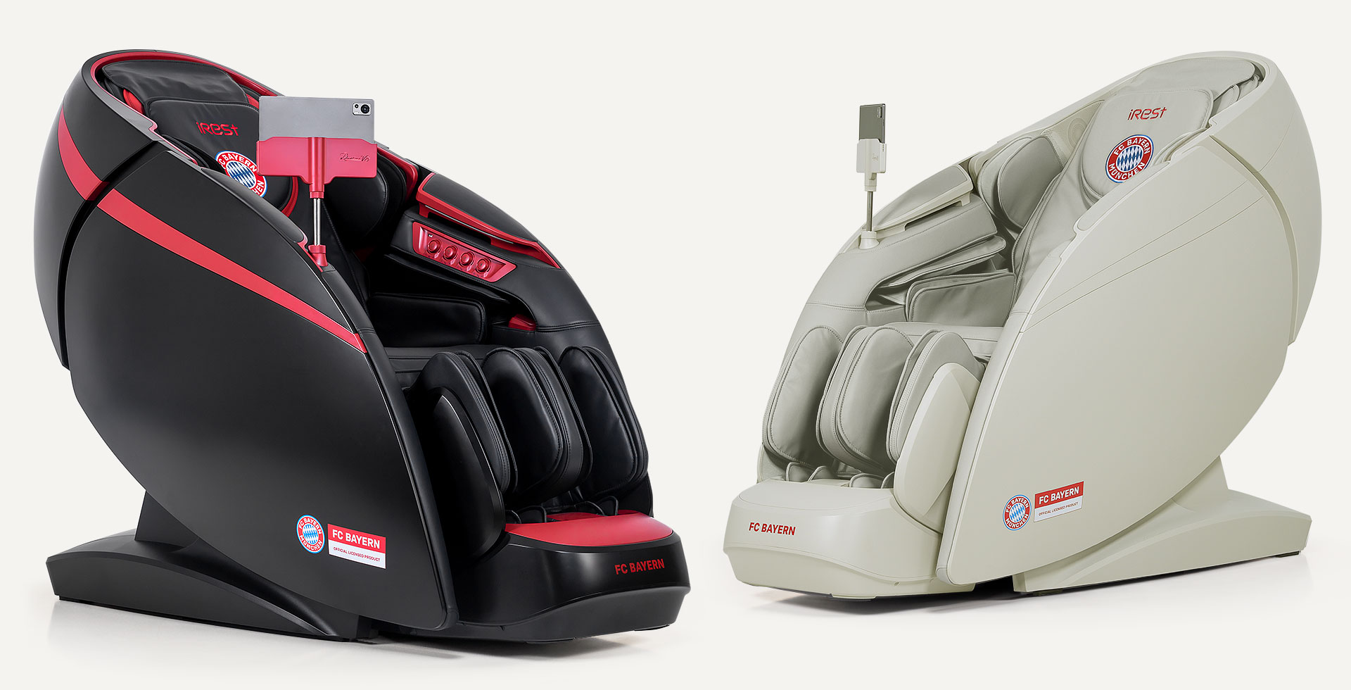 massage chair iRest Dual Core V8 FC BAYERN - design