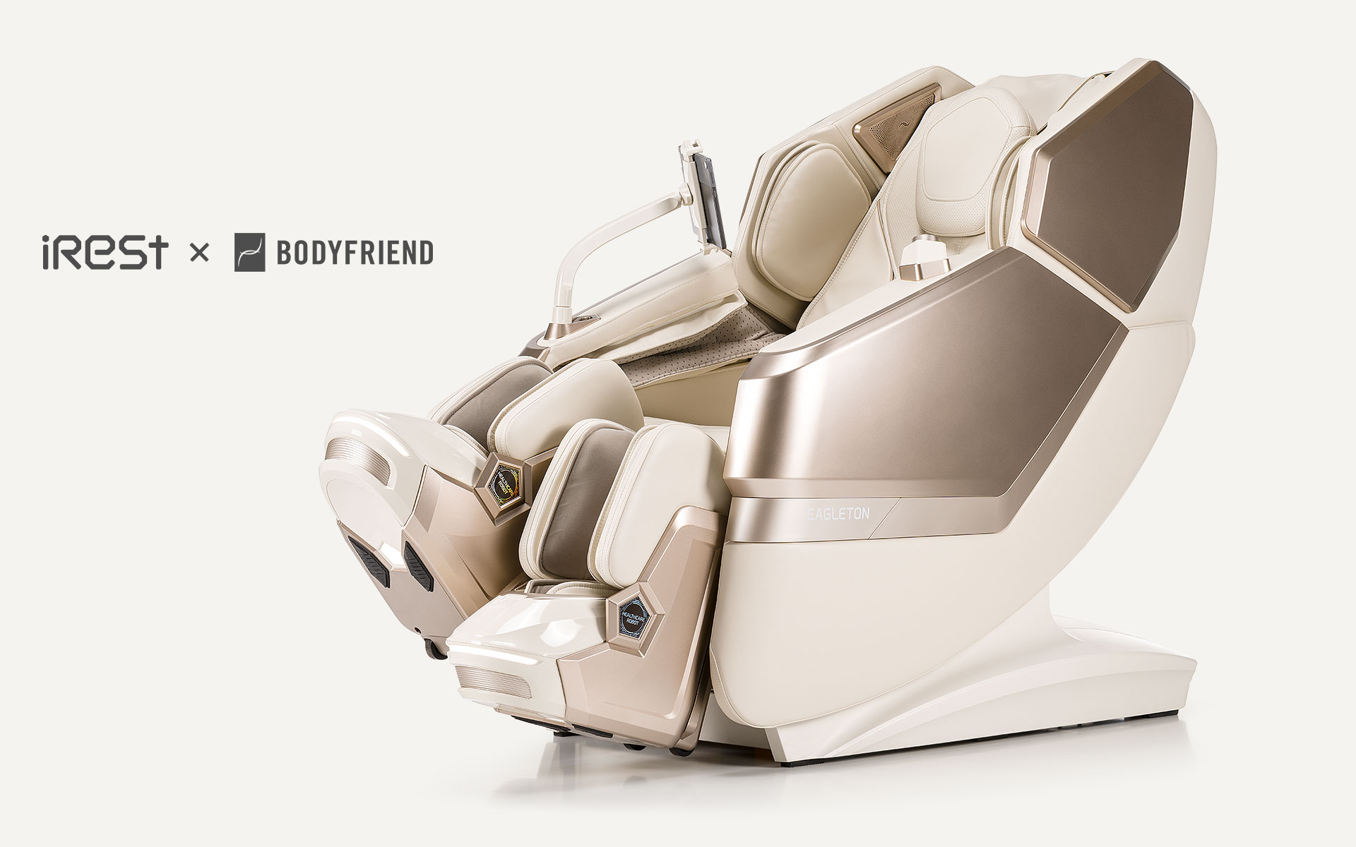 massage chair iRest Eagleton - independent leg massagers