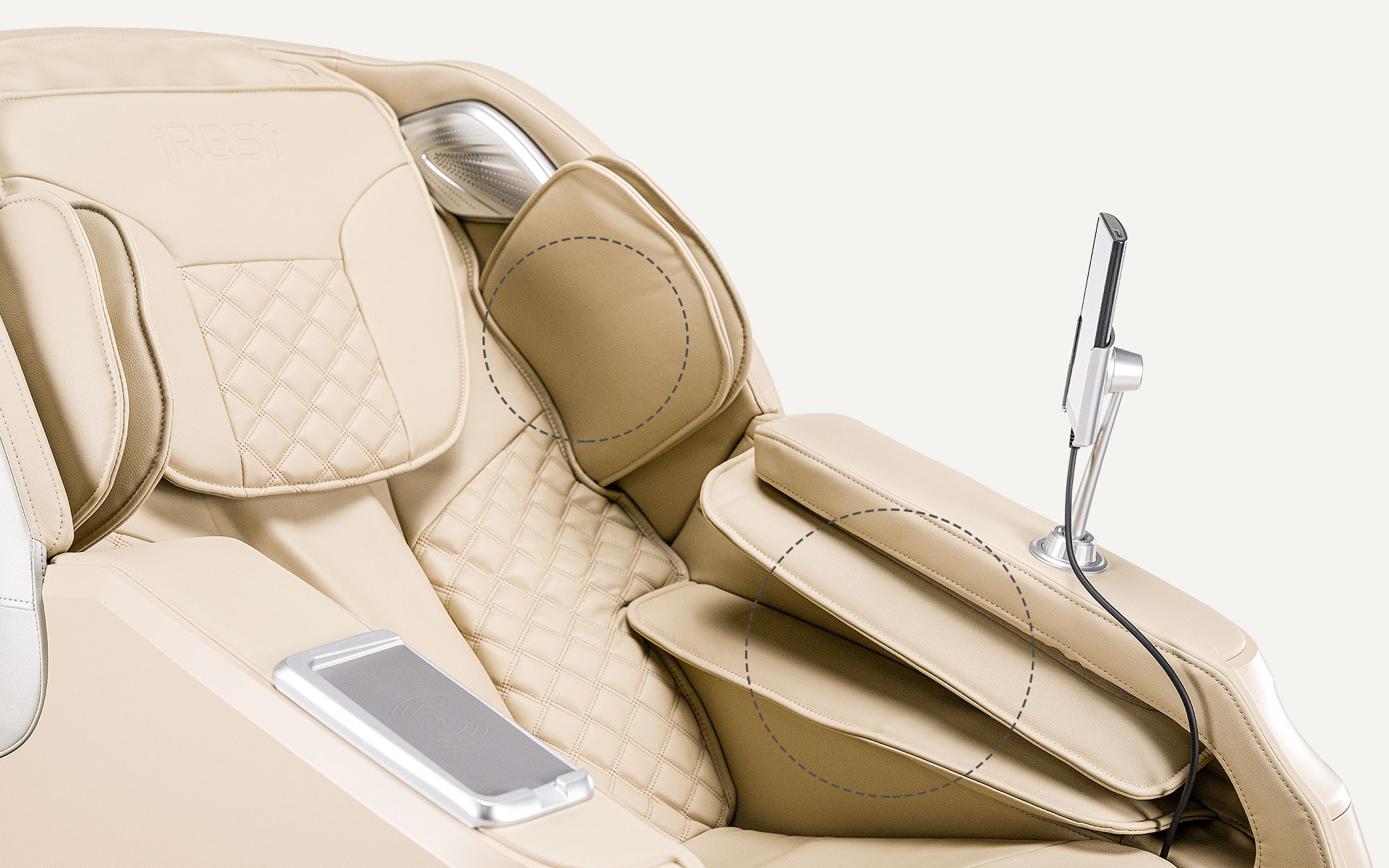 Massage chair iRest Supearl+ A336 - airbags