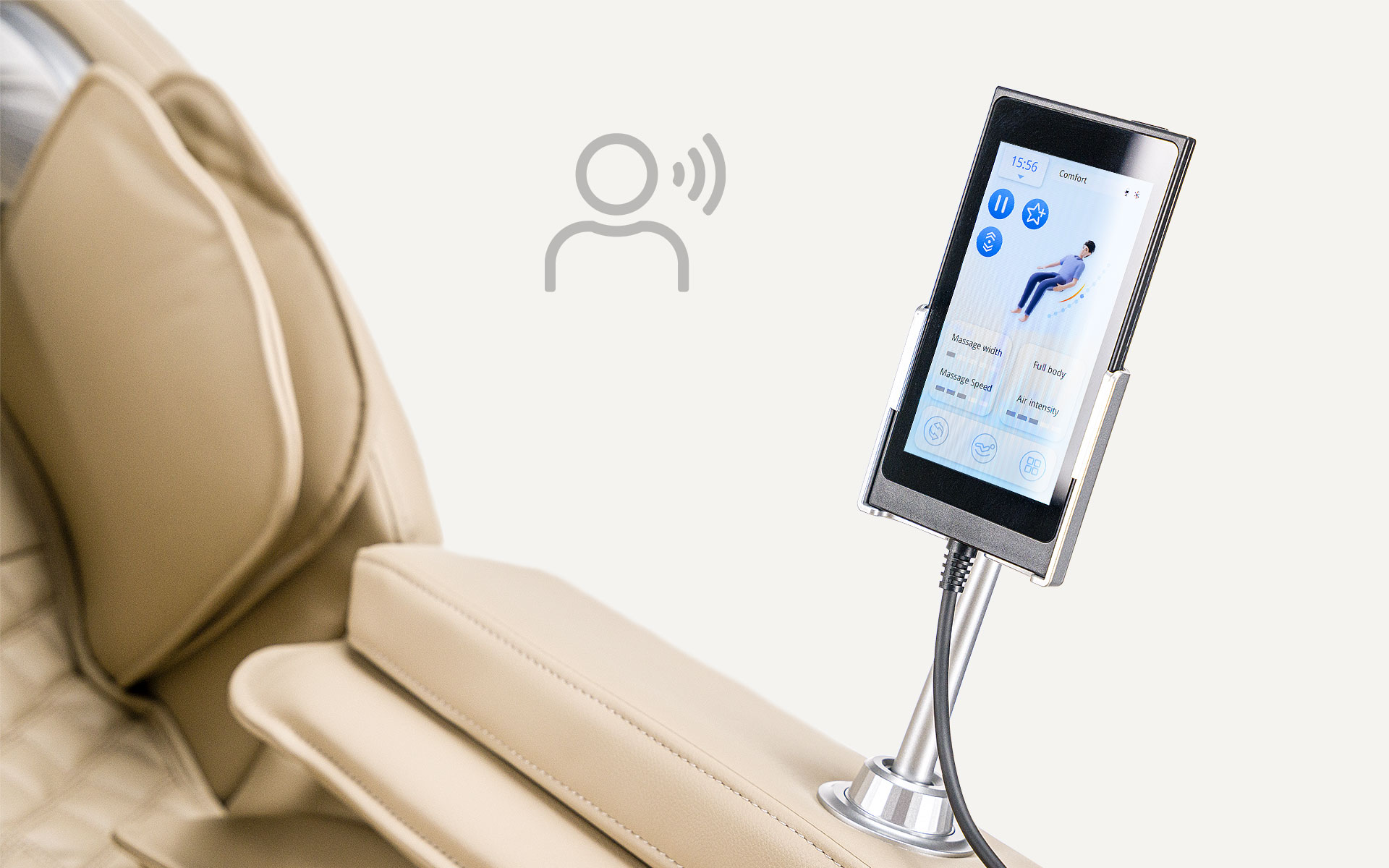 Massage chair iRest Supearl+ A336 - control
