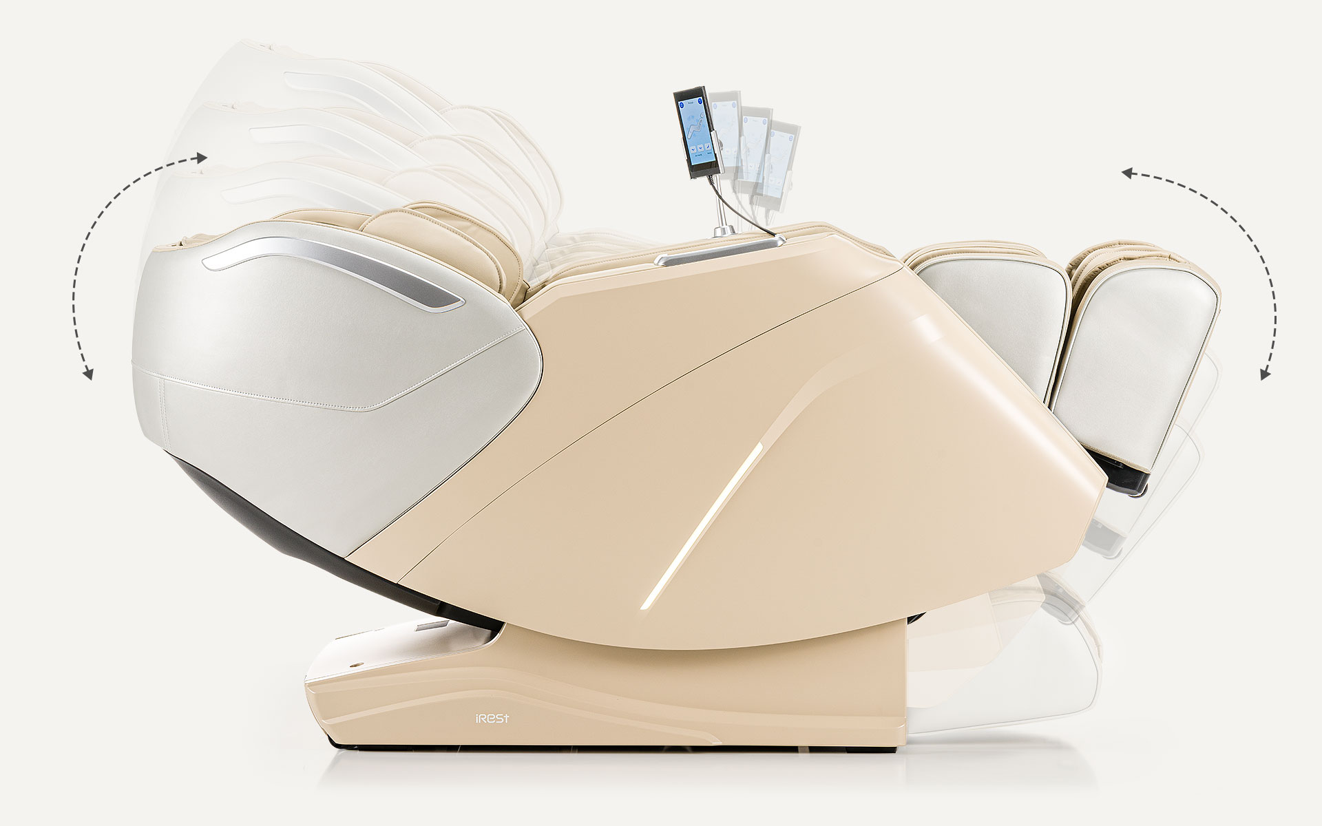 Massage chair iRest Supearl+ A336 - stretching