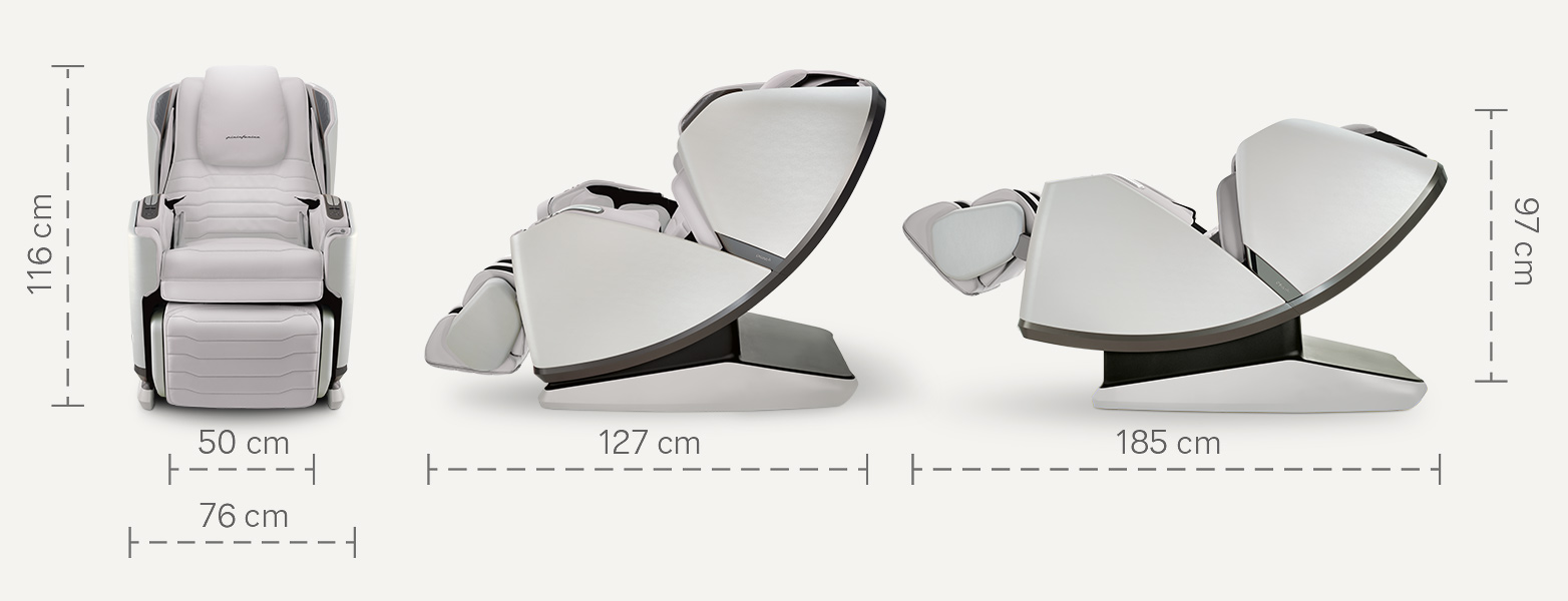 massage chair OSIM uLove 3 - dimensions massage chair OSIM uLove 3 - dimensions