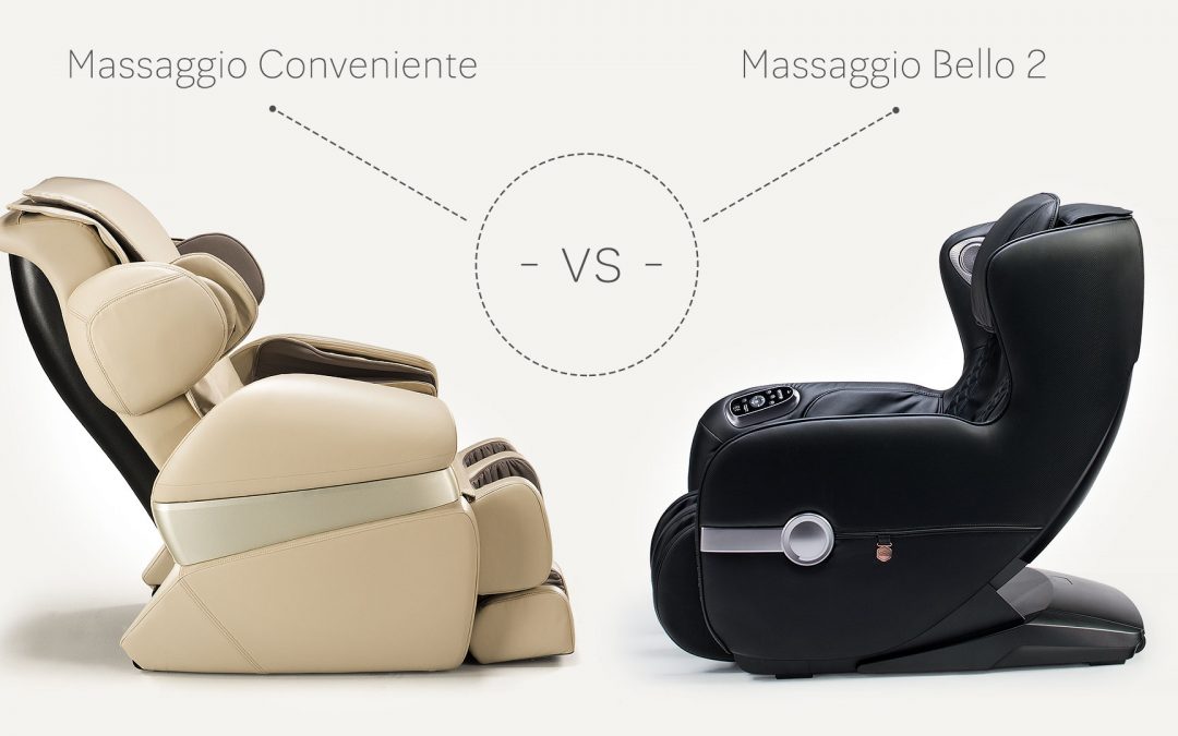 Conveniente vs Bello 2 – comparison of massage chairs