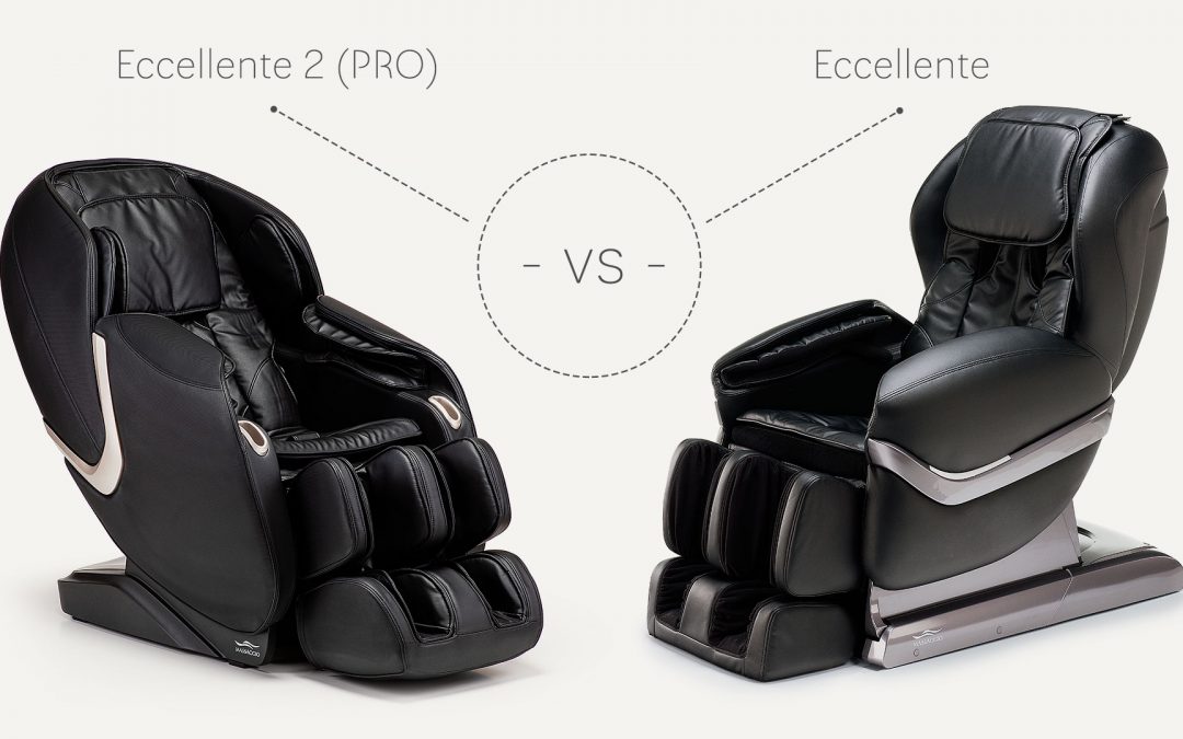 Eccellente 2 (PRO) vs. Eccellente – massage chairs comparison