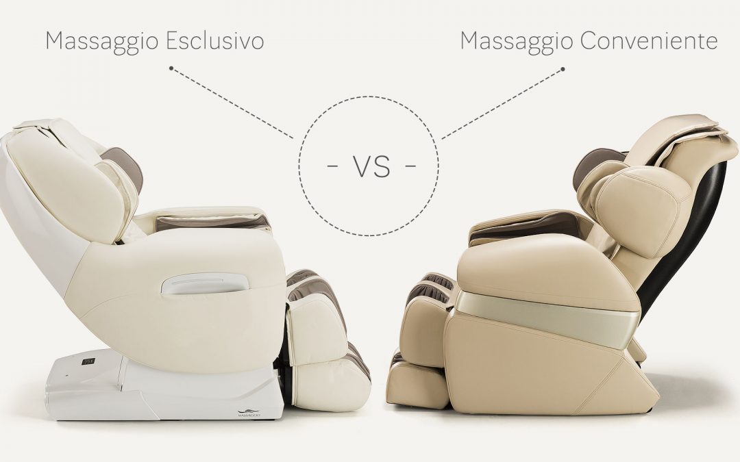 Esclusivo vs Conveniente – comparison of massage chairs