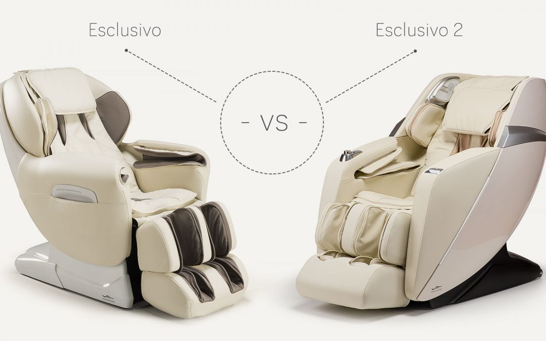 Esclusivo 2 vs. Esclusivo – comparison of massage chairs