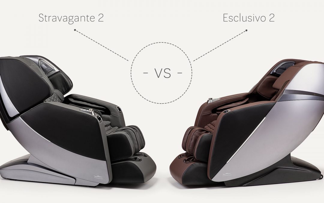 Stravagante 2 vs Esclusivo 2 – comparison of two massage chairs