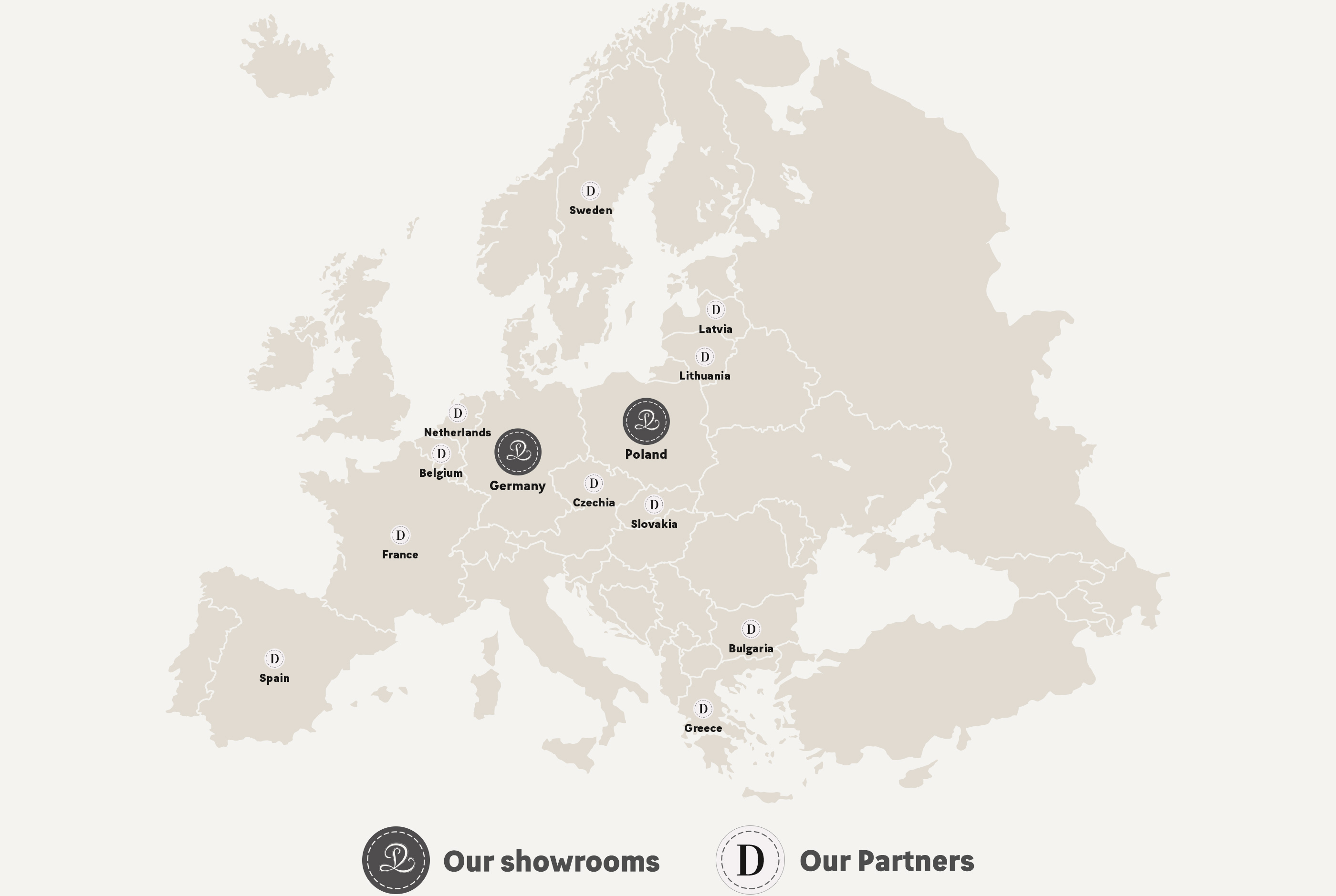 Rest Lords massage chairs - map