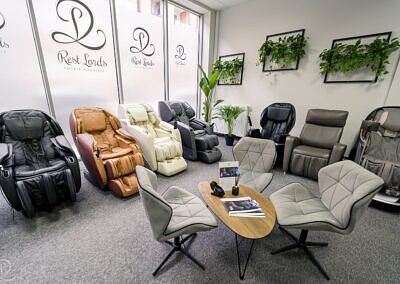massage chairs Rest Lords Showroom Olsztyn