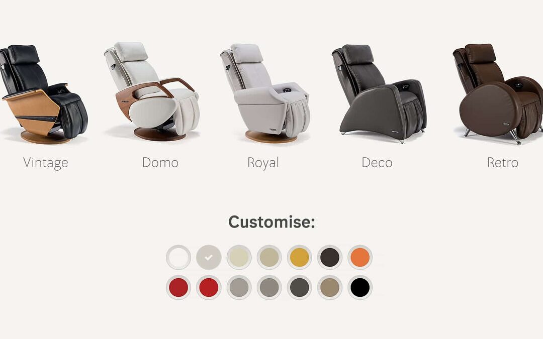 Keyton – the fully customisable 2-in-1 massage chair