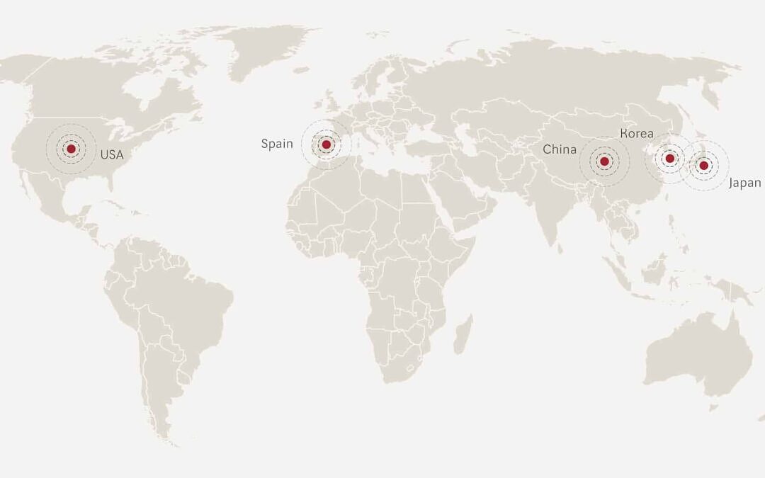 Where are massage chairs manufactured?