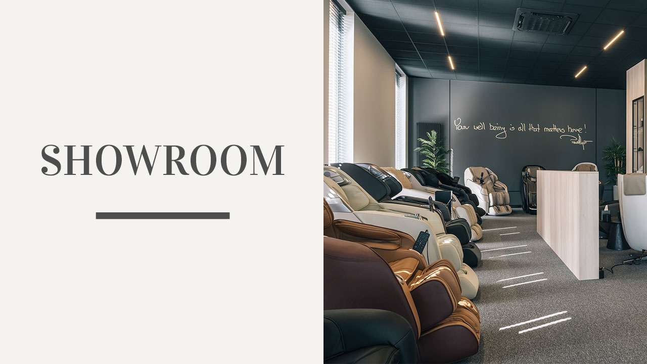 Rest Lords massage chairs - showroom sidebar