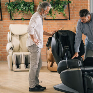 Spine scanning in massage chairs