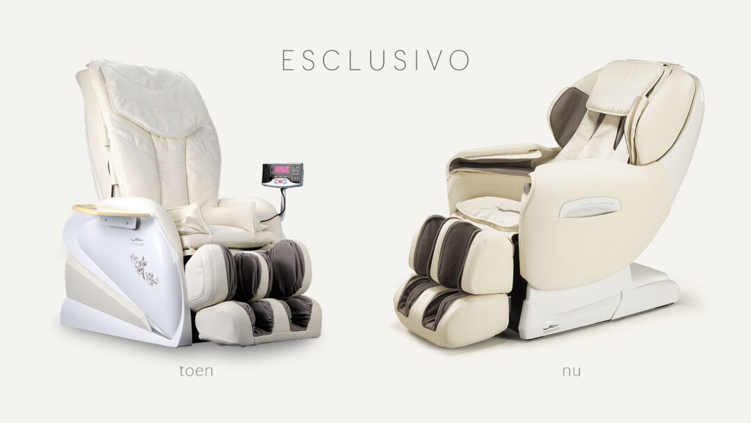 Zie hoe de fauteuils van Massaggio de afgelopen twaalf jaar zijn veranderd.