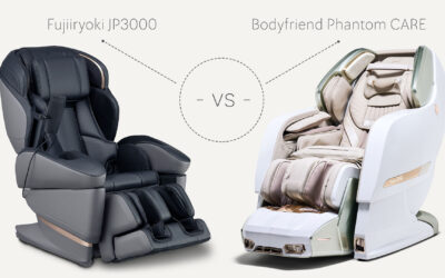 Fujiiryoki JP3000 vs Bodyfriend Phantom Care – vergelijking van massagestoelen
