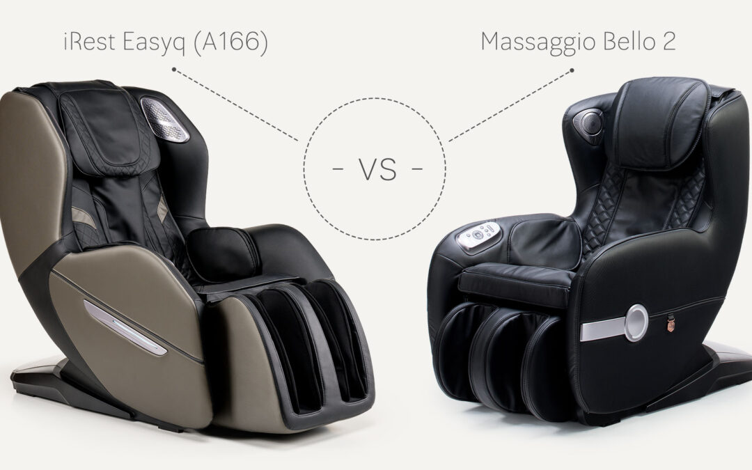iRest Easyq vs Massaggio Bello 2 – vergelijking van massagestoelen