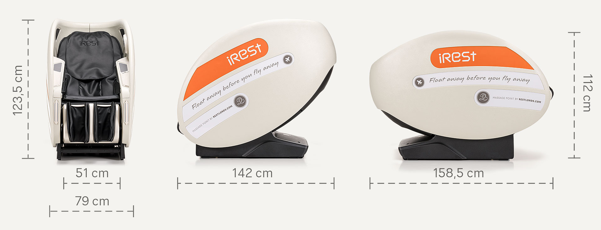 iRest R-Pass wymiary