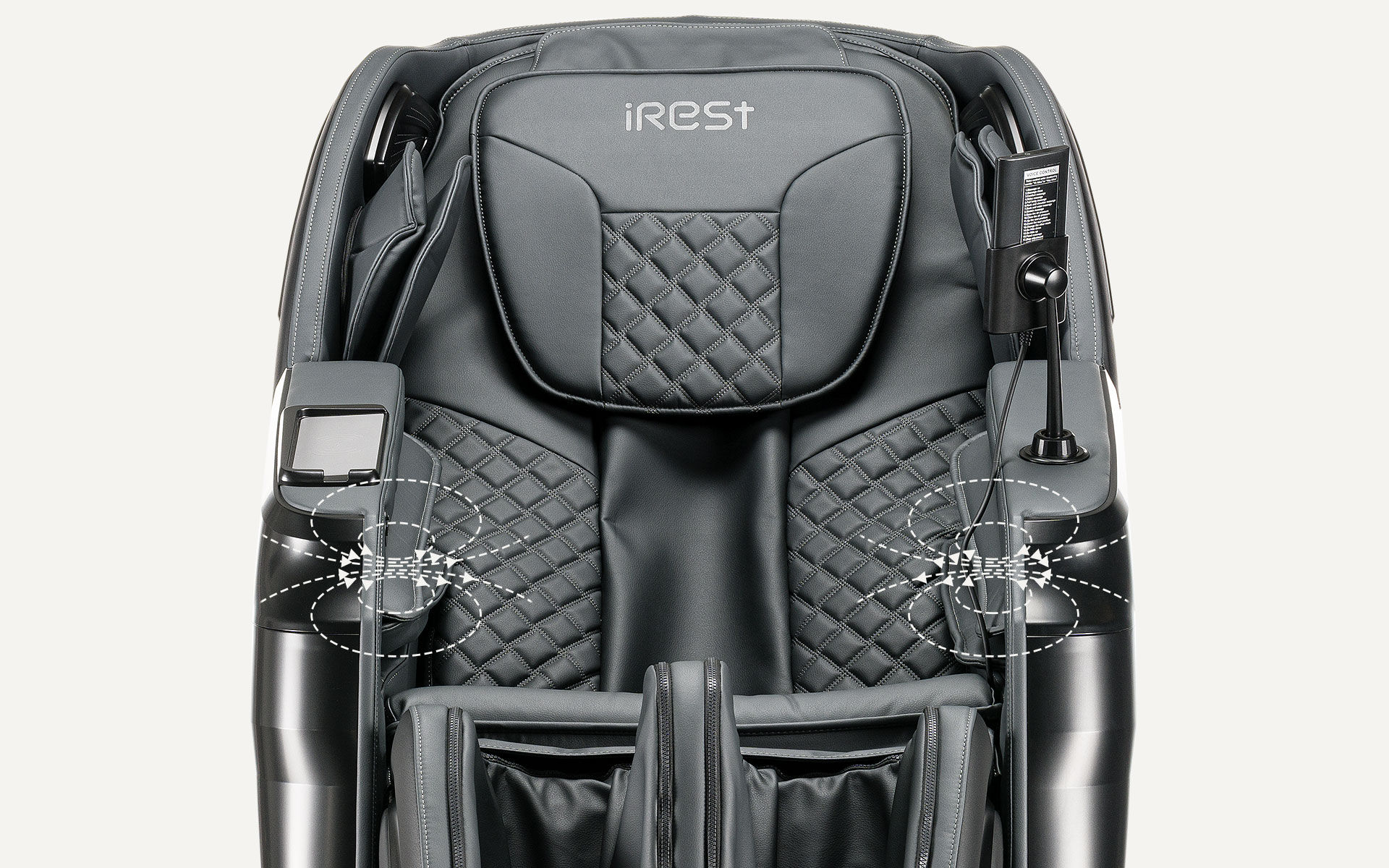 fotel masujący iRest Supearl Open+ magnetoterapia