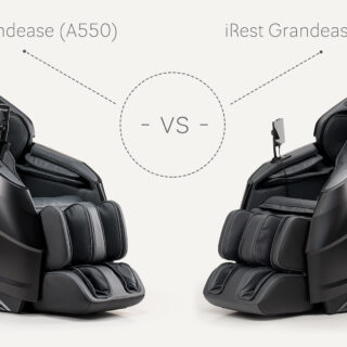 fotele masujace Grandease vs Grandease Fotele masujące iRest Grandease (A550) i Grandease+ (A550) - porównanie
