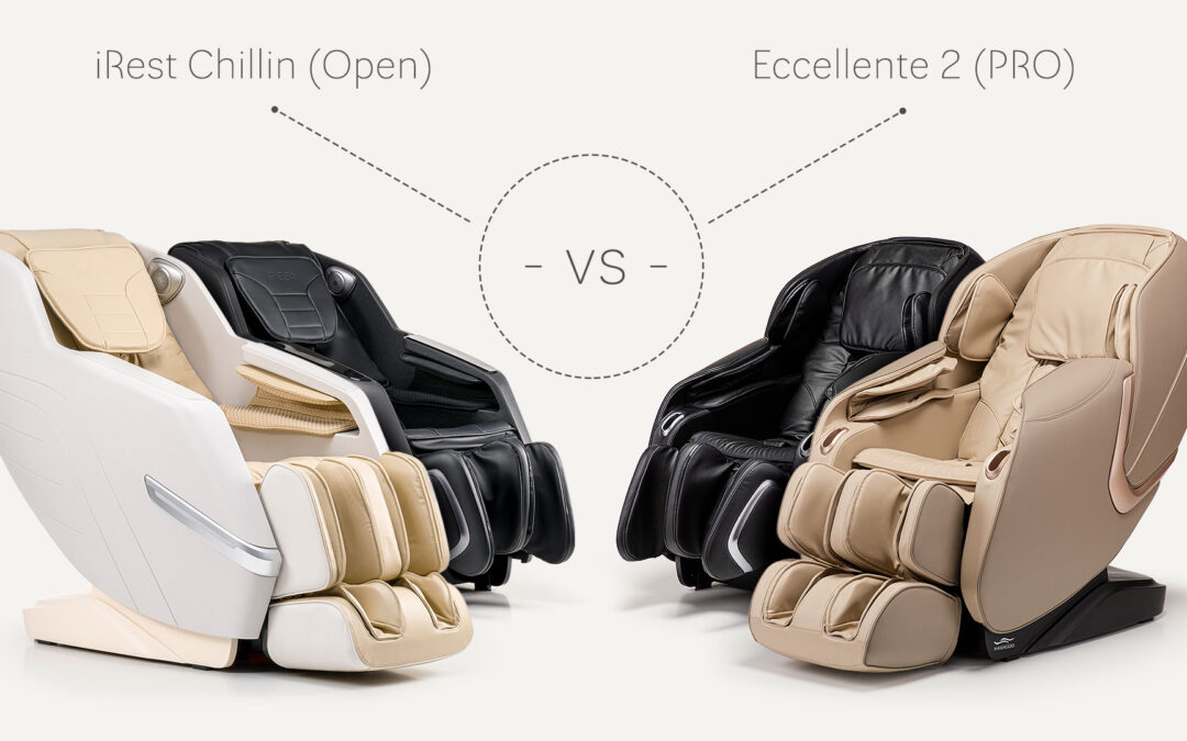 iRest Chillin (A360) vs Massaggio Eccellente 2 PRO – porównanie foteli masujących