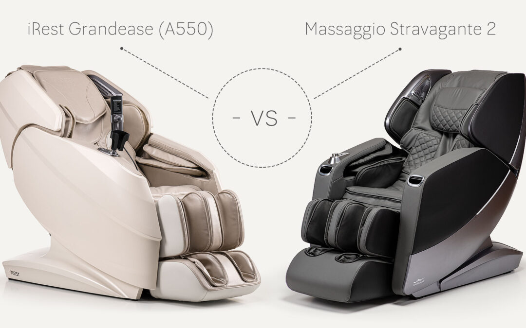 iRest Grandease (A550) vs Massaggio Stravagante 2 – porównanie foteli masujących